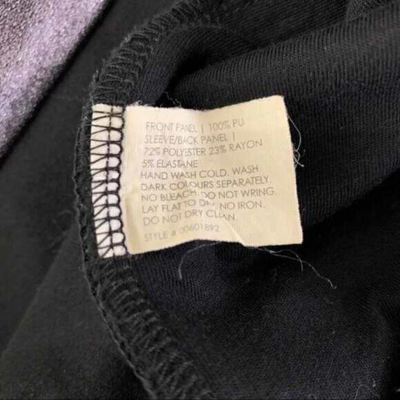 Club Monaco Colorblock Crewneck Sweatshirt Medium Gray Black Minimalist Casual - Picture 5 of 5